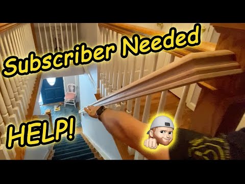 Installing Wall Mount Handrail for Subscriber! Extra Security and Meets CODE