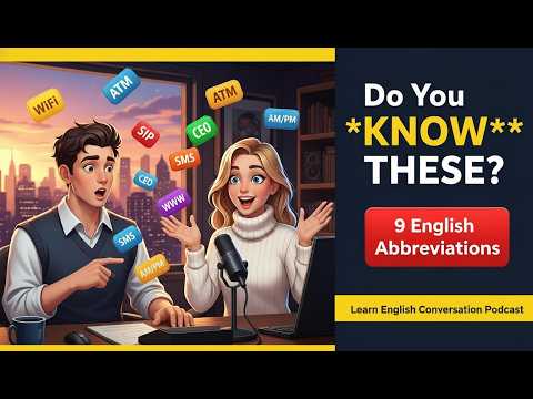 9 English Abbreviations You Use Every Day But Don't Know What They Mean! 😱 | Learn English