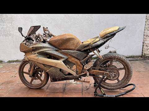 Yamaha R15 V1 Full Restoration / Restored YAMAHA Sport Motorcycle Old Bike / Restoration And Repair