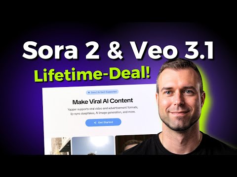 Sora 2 als Lifetime-Deal 😮 KI-Video-Tool YAPPER im Test (AppSumo)