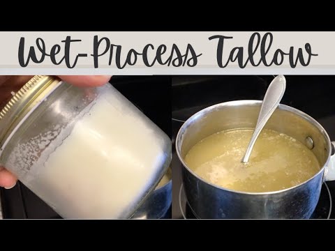 Odorless Tallow the EASY Way! How to Purify Tallow Without Burning!