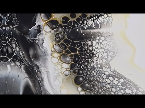 Dark & Stromy Abstract Art ~ Simple Recipe ~ Stretched to Perfection