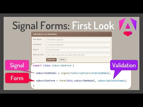 Angular Signal Forms: First Look