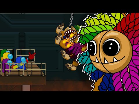 AMONG US vs. YARNABY in POPPY PLAYTIME CHAPTER 4 || kiwis ANIMATION