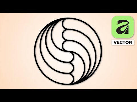 How to Create a Spiral Comma Logo in Affinity Vector Studio