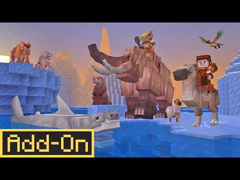 ICE AGE UPDATE - Dinosaurs 4.0 Addon Adds Prehistoric Beasts To Minecraft Bedrock Edition