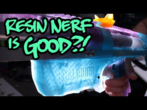 Resin Rules the Nerf Battlefield! Caliburn 4 + Bulwark, Printed + Tested