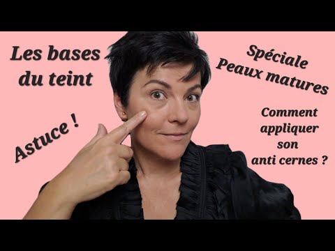 Appliquer son ANTI CERNES sans qu'il file dans les rides / ASTUCES peaux matures #anticernes