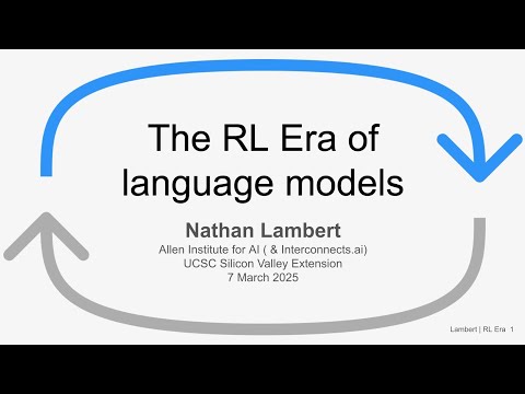 Early stages of the reinforcement learning era of language models