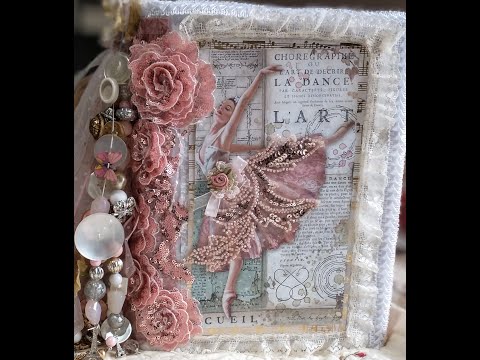 (SOLD THANK YOU)The Flower Ballet Large Junk Journal