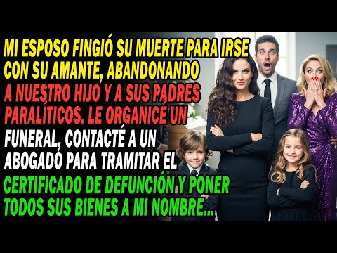 Mi Esposo Fingió M*r*r Por Su Amante💔 Dejando A Su Hijo Y Padres Inválidos😡 Contacté A Un Abogado..🤔