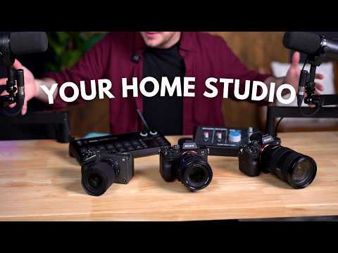 Setting up a Video Podcast Studio at Home for Two People