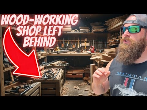 We bought an abandoned storage unit that was an old wooding shop! FULL VERSION