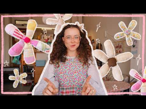 making an extremely whimsical christmas gift!! (sewing vlog)