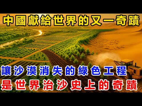 地球上竟有一片沙漠正在被中國人「徹底消滅」！這項讓沙漠消失的「綠色工程」，是中國獻給世界的又一奇蹟！