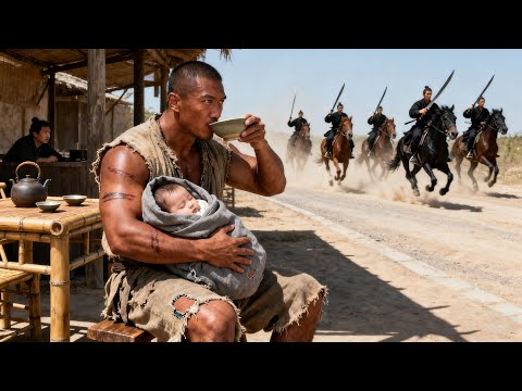 功夫電影！帶娃的男人在茶攤歇息被一群惡人挑釁，沒想到他是深藏不露的功夫高手！  💥 #中国电视剧 #KungFu #Martial Arts Movies