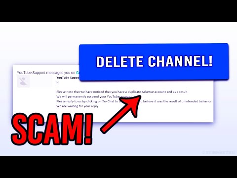 This New Scam Is Tricking YouTubers Into DELETING Their Channels!