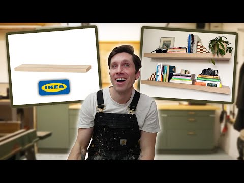HOW TO: Hang Floating Shelves | IKEA Install