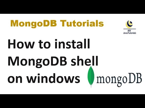 Install MongoDB Shell Mongosh on windows | MongoDB Tutorial