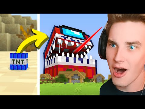 Testing Minecraft TNT From Level 1 - 100