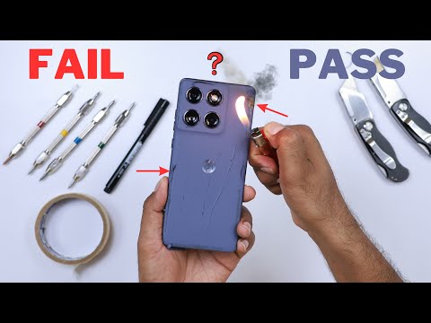 Moto Edge 60 Fusion Durability & IP 69 Water Test !