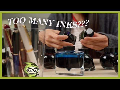 😱 How to Use Up All Your Fountain Pen Inks??? 😭 Stationery Problems
