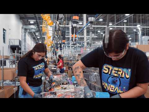 Inside Stern Pinball's Factory!