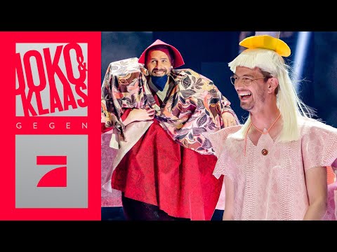 "Jeder Mann kann eine Prinzessin sein" - Joko & Klaas nähen ihre Outfits selbst | Spiel 2 | JKvsP7