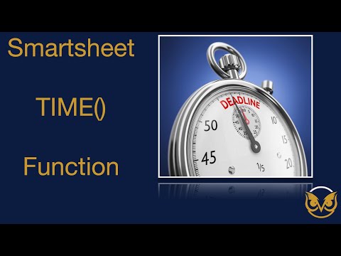 Smartsheet Time Tracking Now Possible with the TIME() Function!