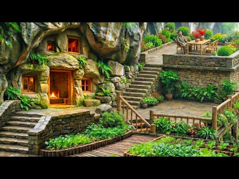 Upgraded My Stone House with Clay Pottery and a Cozy Rooftop Space