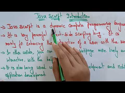 Javascript | Introduction | WT | Web Technology | Lec-24 | Bhanu Priya