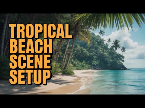 How I Made a Beach Scene in Minutes (but really hours)!