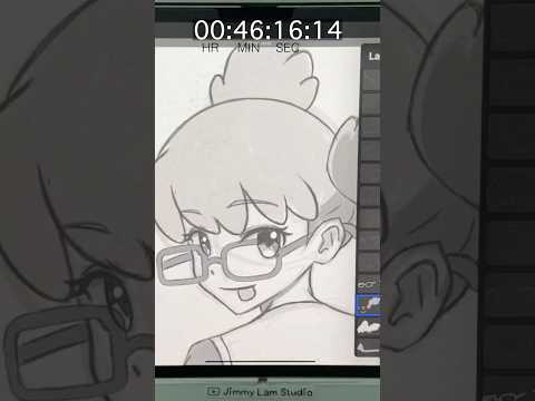 iPad Drawing Process | Drawing Pop☆Step My Hero Academia Vigilantes Kazuho Haneyama Anime