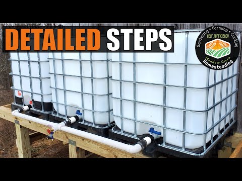 Collect AND store | DIY Rainwater harvesting system