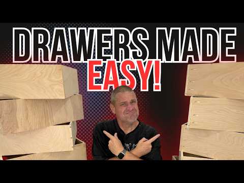 Don't Let Building Drawers Intimidate You!  Here's 4 EASY Ways!