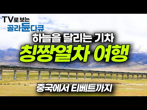 무려 해발 5,000m 중국 대륙 횡단 열차 타고 티베트까지. 세계에서 가장 높은 철도! 칭짱열차 기행│기차 여행│세계테마기행│#골라듄다큐