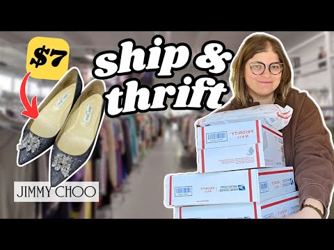 THRIFTING JIMMY CHOOS FOR $7! + Ship Weekend Sales With Me!