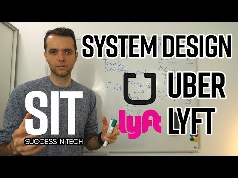 System Design: Uber Lyft ride sharing services - Interview question