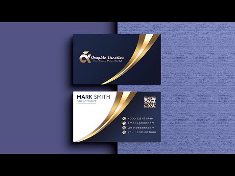 How to Create Business Card in Adobe Photoshop || Photoshop Tutorial