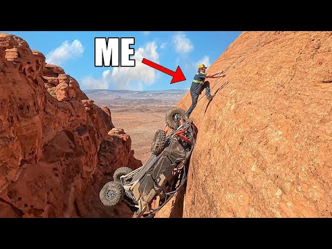 They Launched Off A Cliff… Driver Lucky To Be Alive!