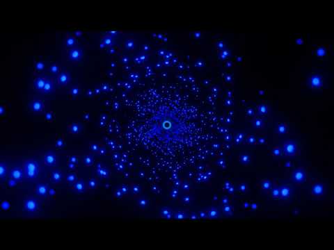 Blue Bokeh - VJ LOOP NEON Tunnel Abstract Background Video Simple Light Pattern 4k Screensaver