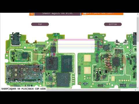 SHARP AQUOS V6 PLUS BACK CAMERA Notwarking Error Not Open Problem ways Hardware Solution #borneosche