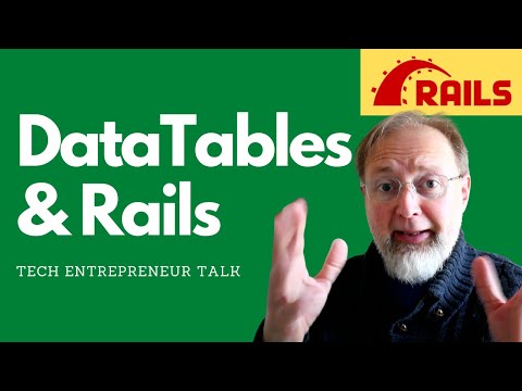 Datatables & Rails - Basic to Advanced - Ruby on Rails Tutorial