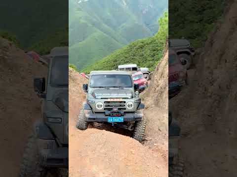 Off-road club brothers drive to explore the mountains and forests