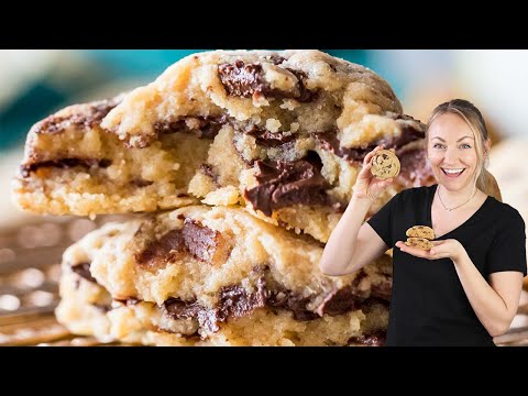 Ridiculously Big, Thick Peanut Butter Chocolate Chunk Cookies
