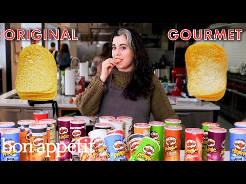 Pastry Chef Attempts to Make Gourmet Pringles | Gourmet Makes | Bon Appétit
