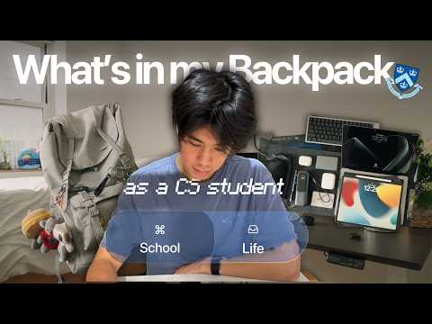 What’s In My Backpack as an Ivy League CS Student
