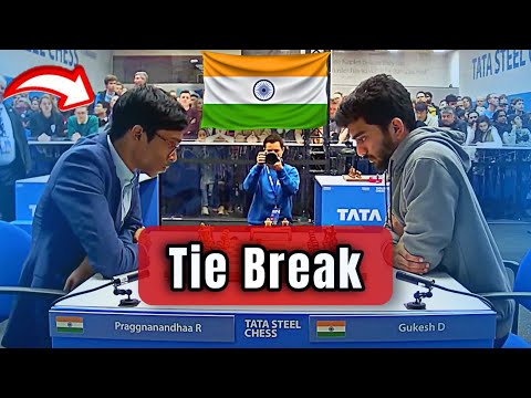 🔥 Praggnanandhaa vs Gukesh D ⚔️ | Epic Tie-Break Battle! ⚡ | Tata Steel Masters 2025 ♟️