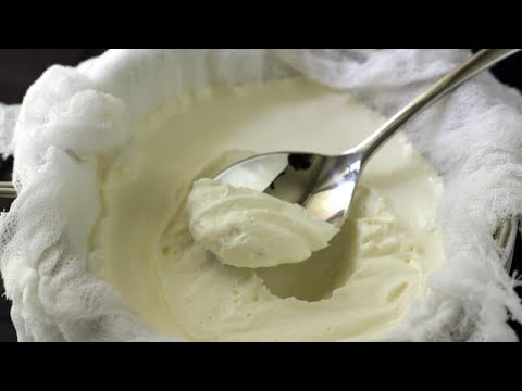 Machen Sie die perfekte Mascarpone mit nur 2 Zutaten! Ich kaufe keinen Käse mehr.