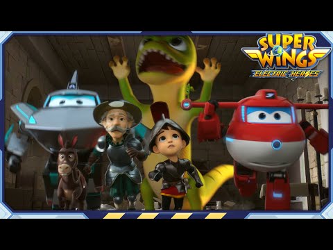 [SUPERWINGS8] Adventures in Knight Time | Superwings Electric Heroes | S8 EP23